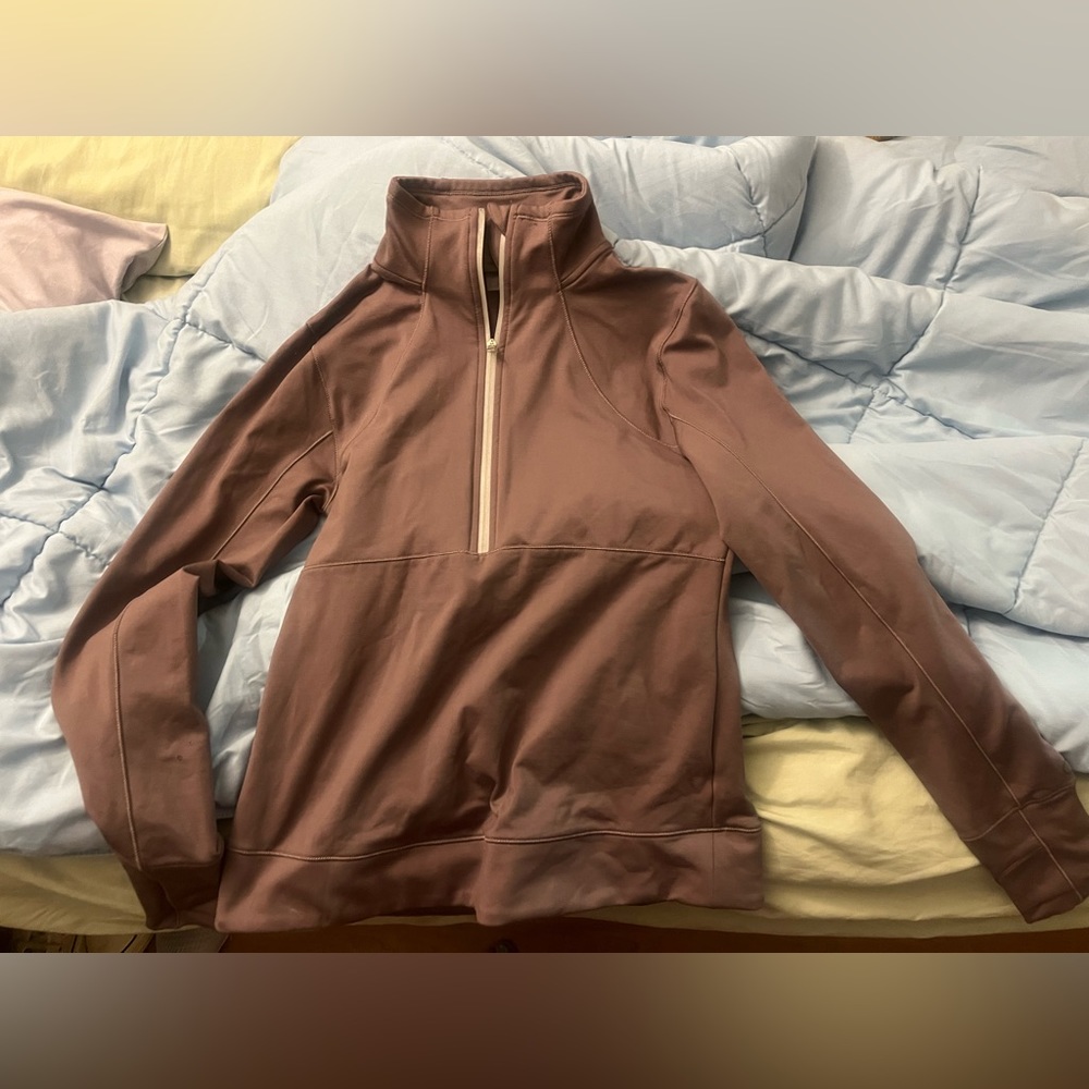 Brown athletic jacket